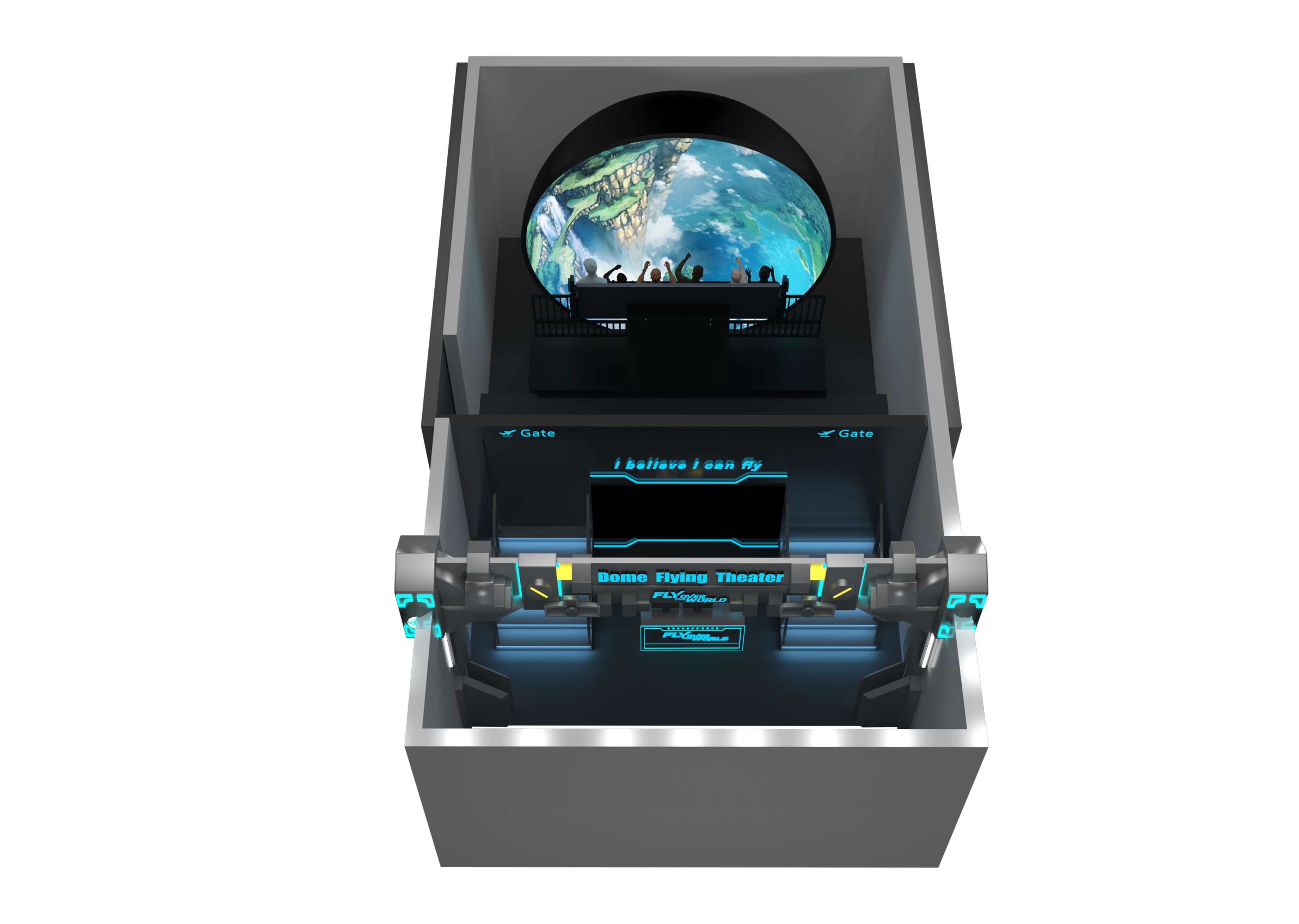 10-Person Dome Suspended Flying Theater