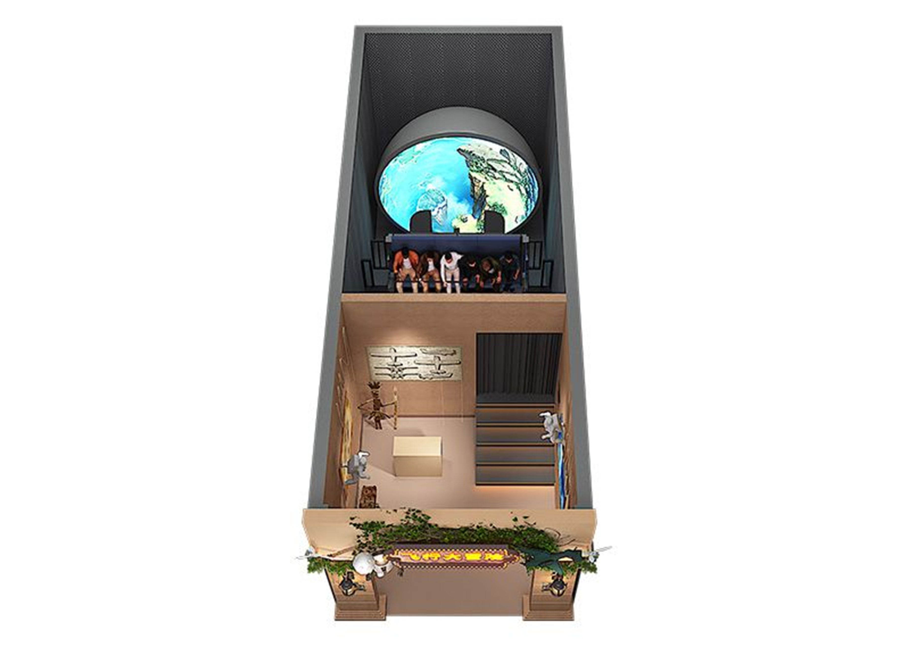 6-Person Dome Suspended Flying Theater